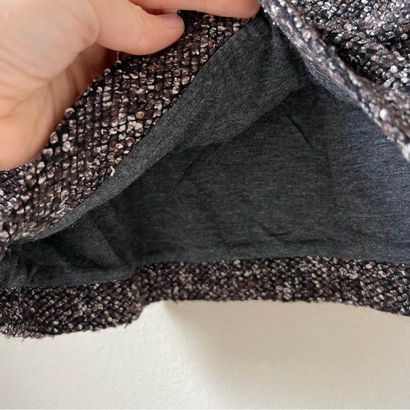 Tibi Brown Tweed Dress with Brown Leather pockets, size S - Picture 8 of 12